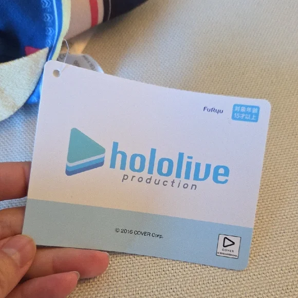 Hololive JP Haato Haachama Nesoberi Laying Down Furyuu Plush Round 1 Exclusive - Picture 6 of 13